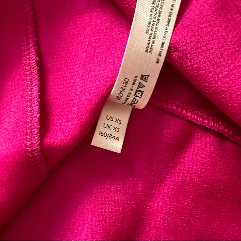 FREE PEOPLE Intimately Toss it On Strapless Tube Top Hot Pink XS - Picture 3 of 7